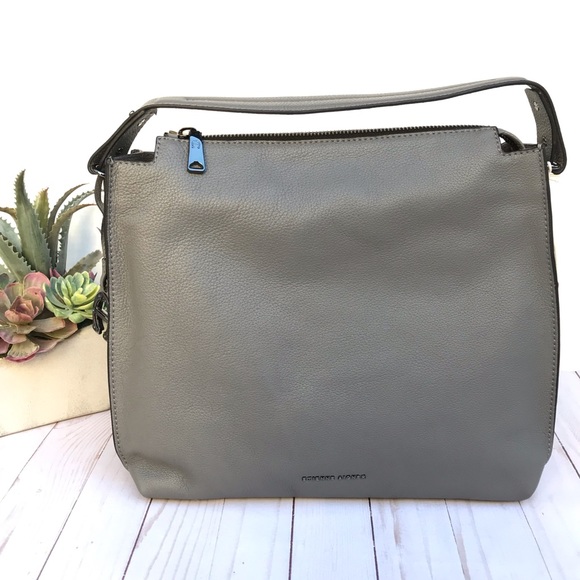 ⬇️ $120 | Etienne Aigner Ellie Slate Grey Hobo Bag - Picture 3 of 9